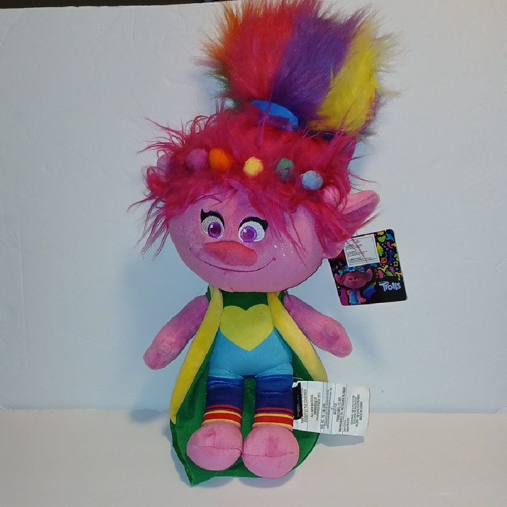 Colorful Trolls Plush Pillow Doll..New